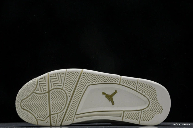 4 AQ9129-170 Gold Retro Jordan Metallic 0718